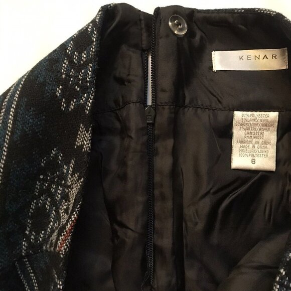 Kenar Mini Skirt Size 6 Boho Aztec Print Fall Western Style - Picture 5 of 9